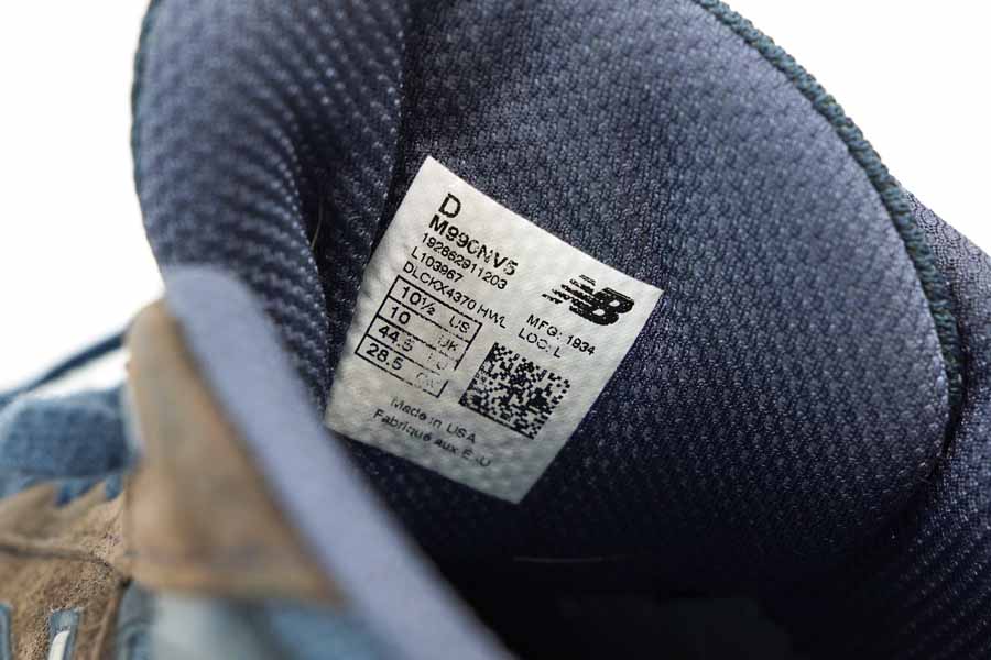 USA製 NEW BALANCE M990NV5 表記(10 1/2 D)　