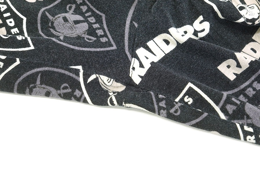 00'S～ NFL TEAM APPAREL ''RAIDERS'' 100％ COTTON PAJAMA PANTS (SIZE.X LARGE)