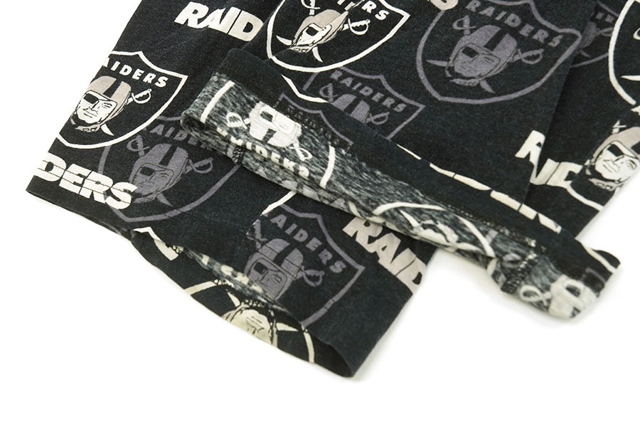 00'S～ NFL TEAM APPAREL ''RAIDERS'' 100％ COTTON PAJAMA PANTS (SIZE.X LARGE)