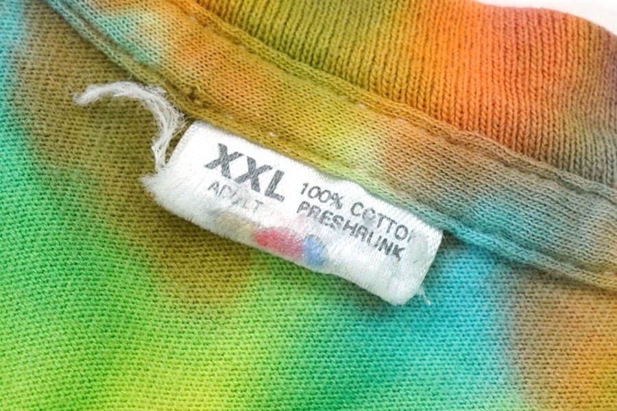 90's FRUIT OF THE LOOM KISS ''96-97 WORLD TOUR'' L/S Tシャツ タイダイ 表記(XXL)