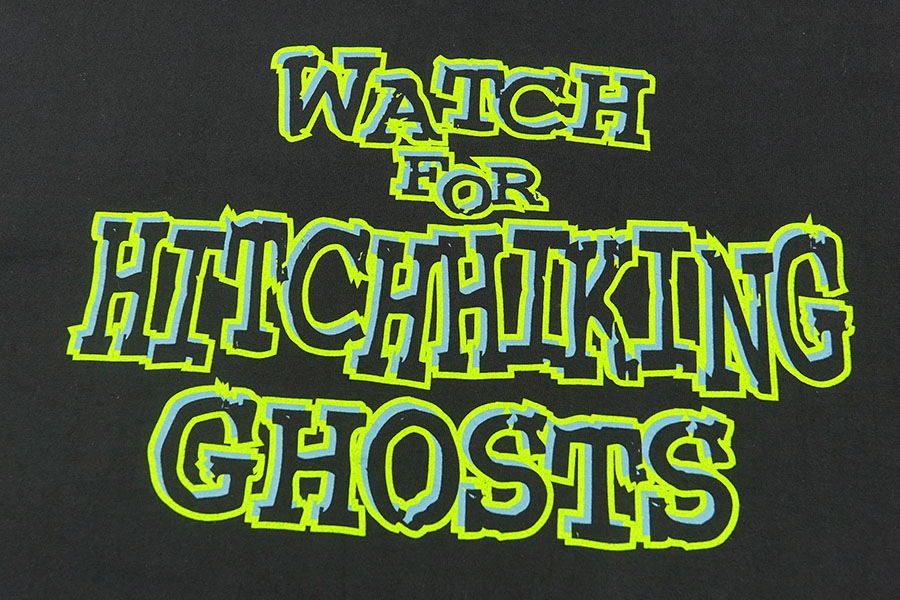 90's～ MICKEY INC. ''HAUNTED MANSION'' 両面プリント Tシャツ ブラック 表記(XL) USA製