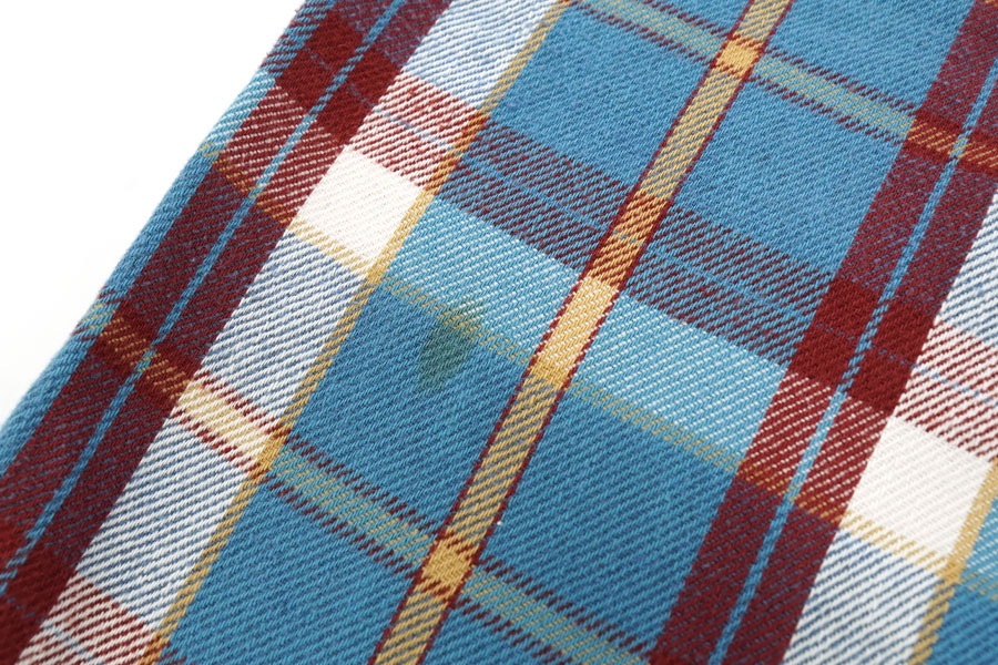70'S FIVEBROTHER PLAID FLANNEL SHIRT (SIZE. TALLMAN MEDIUM)