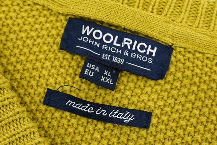 WOOLRICH JOHN RICH & BROS 100％ COTTON SWEATER (SIZE.USA X LARGE) MADE IN ITALY