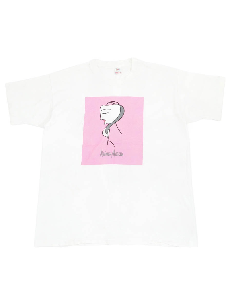 90's FRUIT OF THE LOOM ''ニーマン・マーカス'' プリントTシャツ 表記(XL) USA製