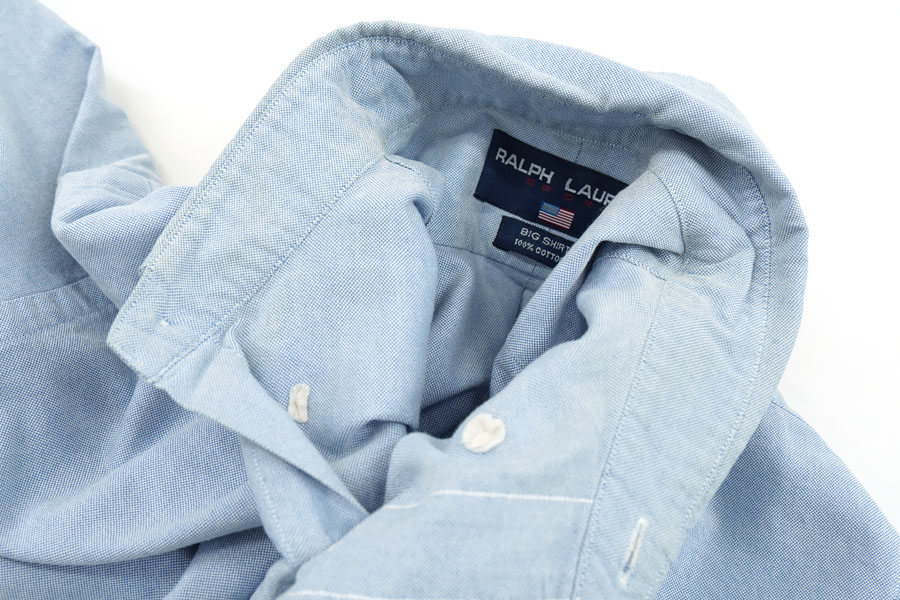 RALPH LAUREN SPORT ポロベアー BIG SHIRT オックスフォードB.D.シャツ 表記(S)