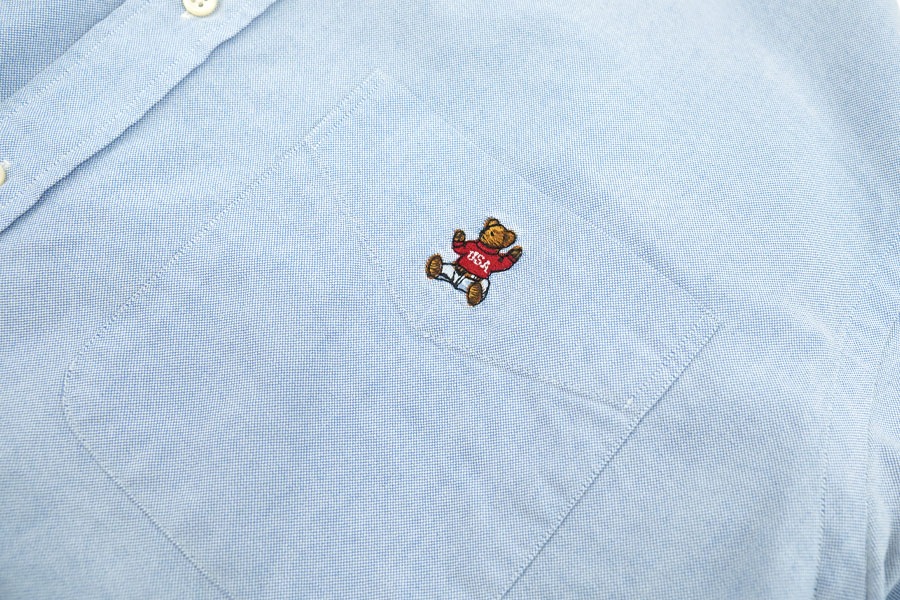 RALPH LAUREN SPORT ポロベアー BIG SHIRT オックスフォードB.D.シャツ 表記(S)