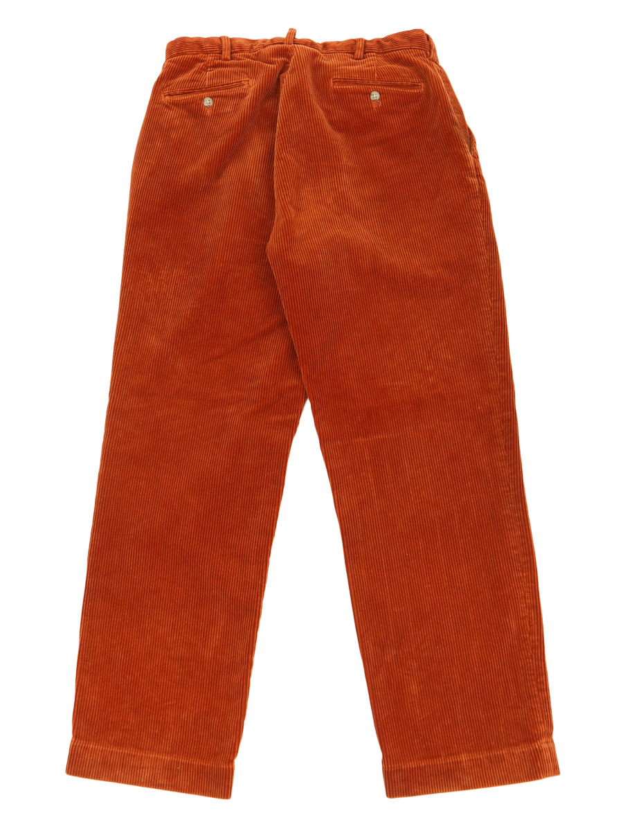 RALPH LAUREN WIDE WALE CORDUROY PANTS BRICK RED (SIZE.W34 L30)