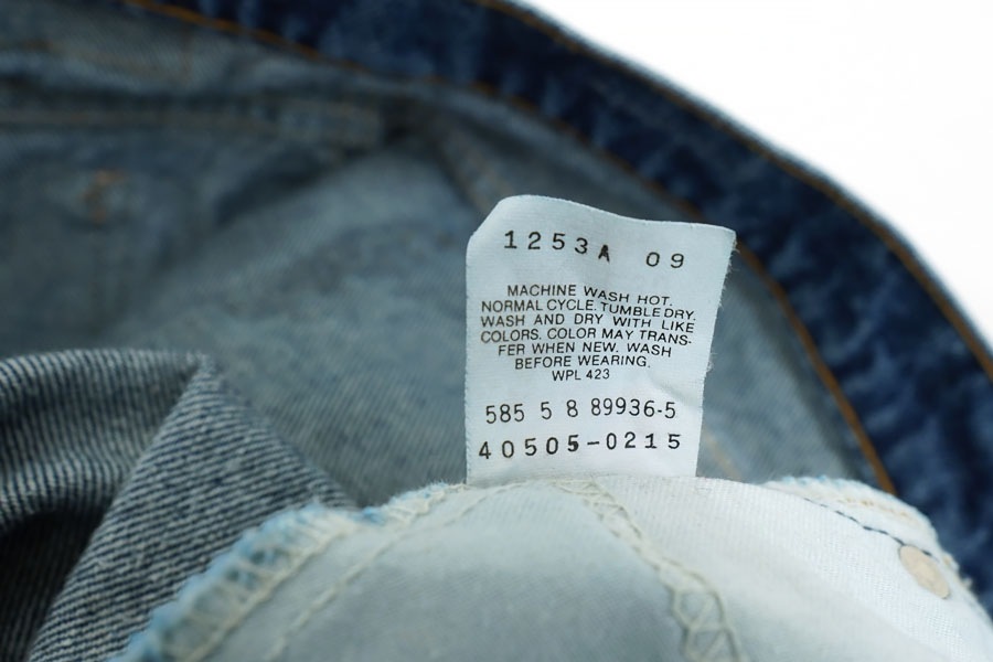 80'S LEVI'S 505 BLUE JEANS (SIZE. W36 L30) MADE IN USA