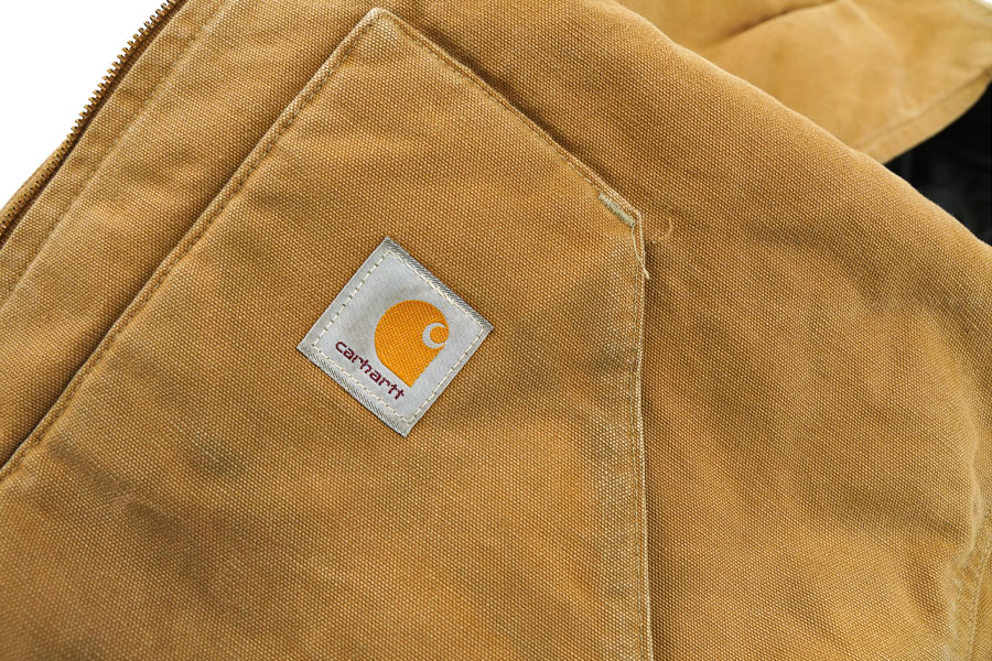 90's カーハート ダックベスト タン 表記(XL) USA製