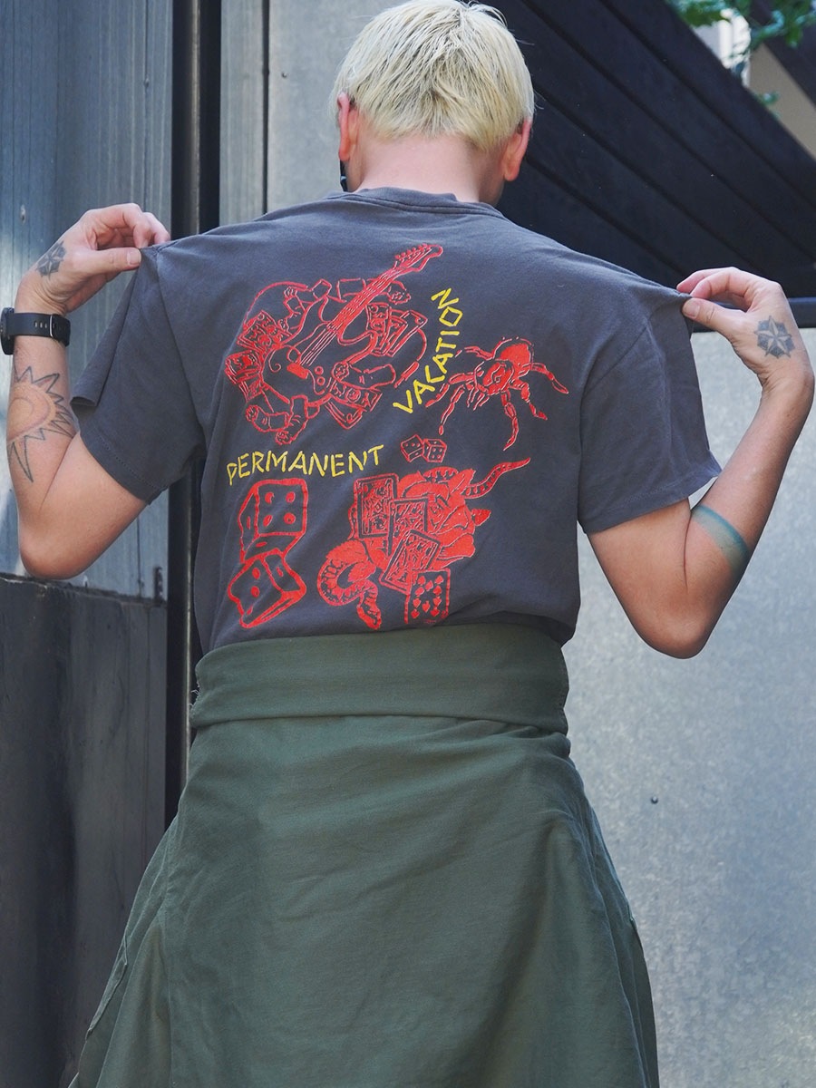 80'S SPRING FORD ''AEROSMITH/PERMANENT VACATION'' T SHIRT (SIZE.X LARGE) MADE IN USA