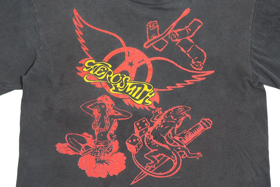 80'S SPRING FORD ''AEROSMITH/PERMANENT VACATION'' T SHIRT (SIZE.X LARGE) MADE IN USA