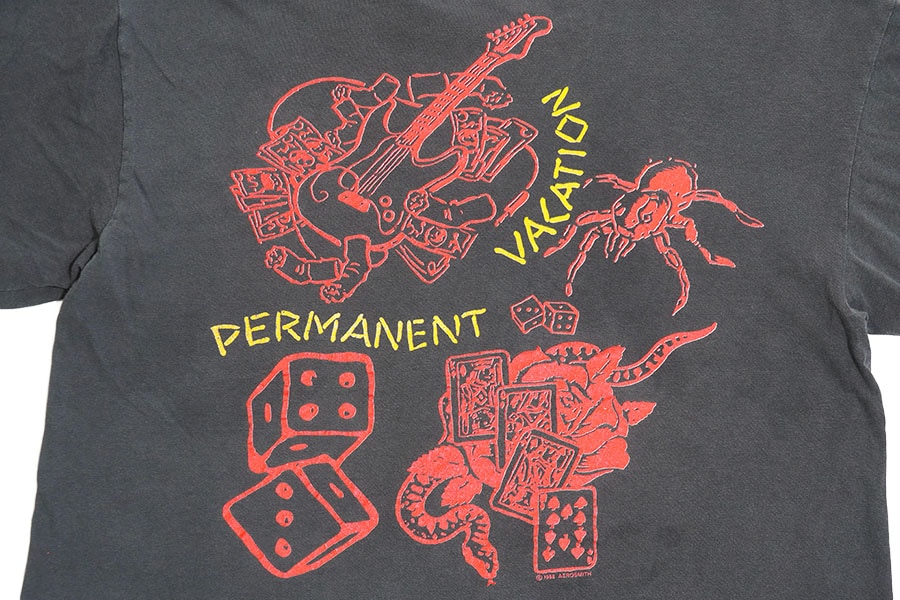 80'S SPRING FORD ''AEROSMITH/PERMANENT VACATION'' T SHIRT (SIZE.X LARGE) MADE IN USA