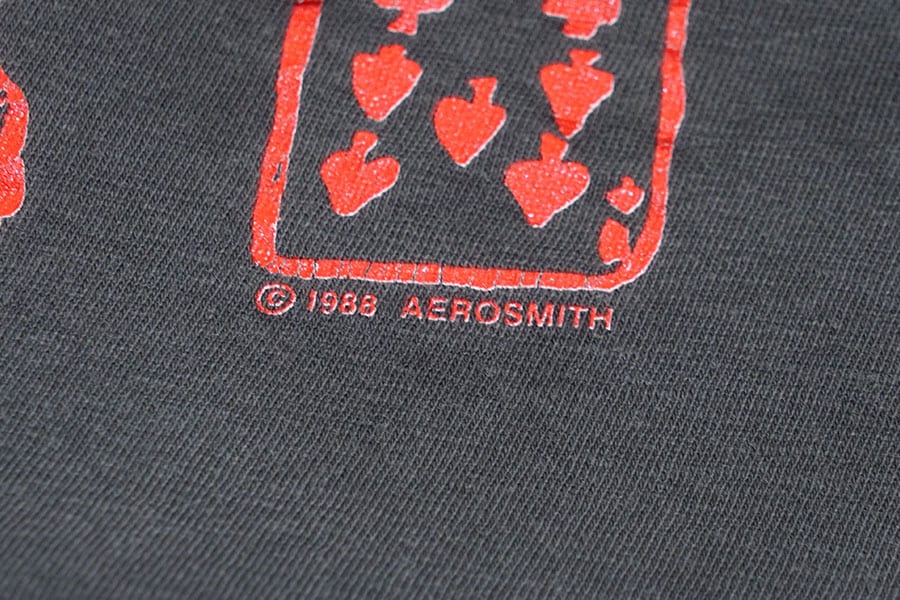 80'S SPRING FORD ''AEROSMITH/PERMANENT VACATION'' T SHIRT (SIZE.X LARGE) MADE IN USA