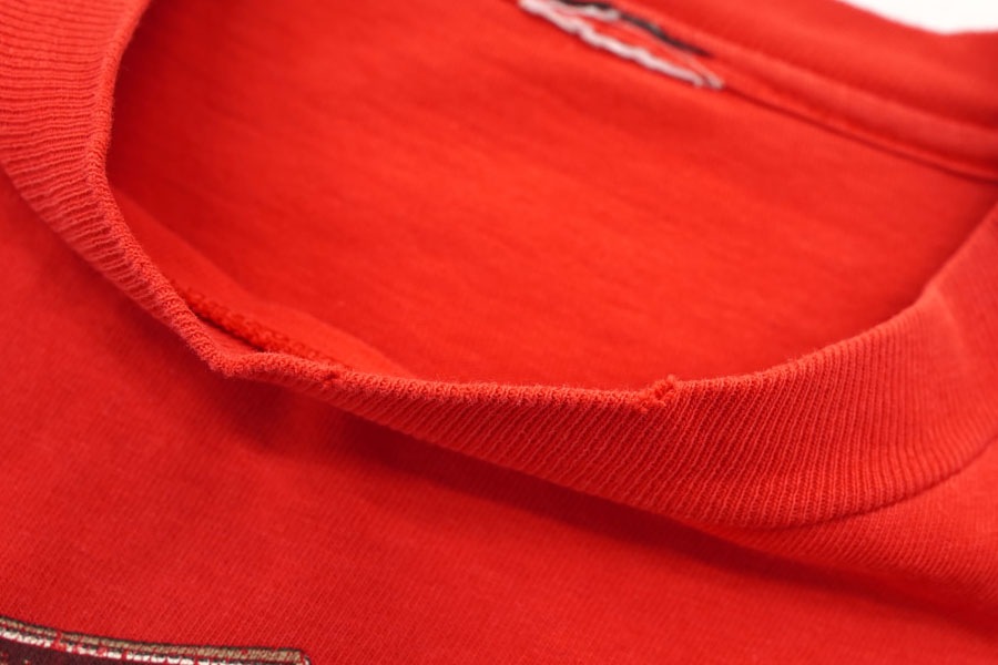 90's ハーレーダヴィッドソン ブルーフレイム ロングスリーブTシャツ 実寸(L位) ロッキーマウンテンスカル