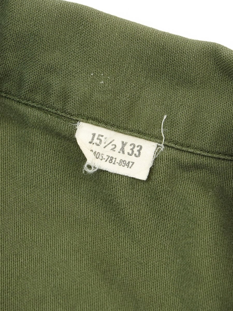 '71 U.S.ARMY UTILITY SHIRT (SIZE.15 1/2)