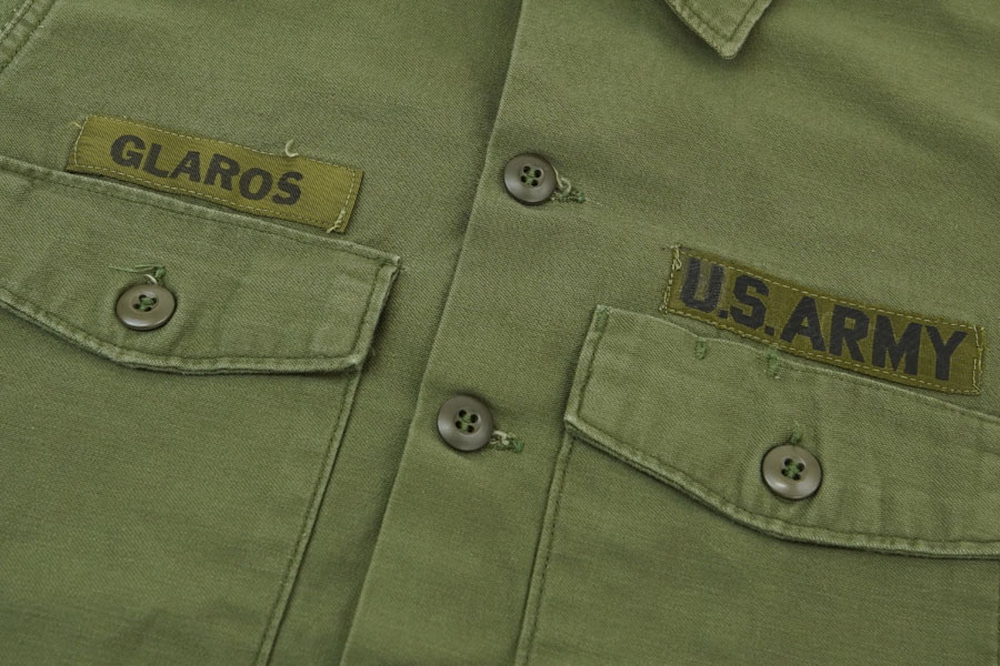 '71 U.S.ARMY UTILITY SHIRT (SIZE.15 1/2)