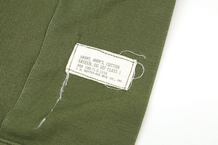 '71 U.S.ARMY UTILITY SHIRT (SIZE.15 1/2)