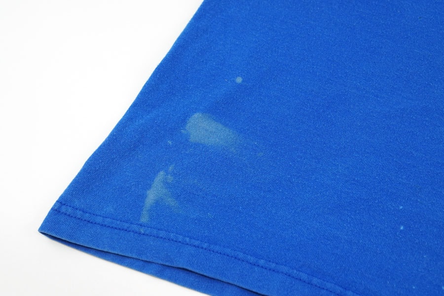 00's FRUIT OF THE LOOM ''Nestle×Haagen-Dazs'' 両面プリントTシャツ ブルー 表記(L)