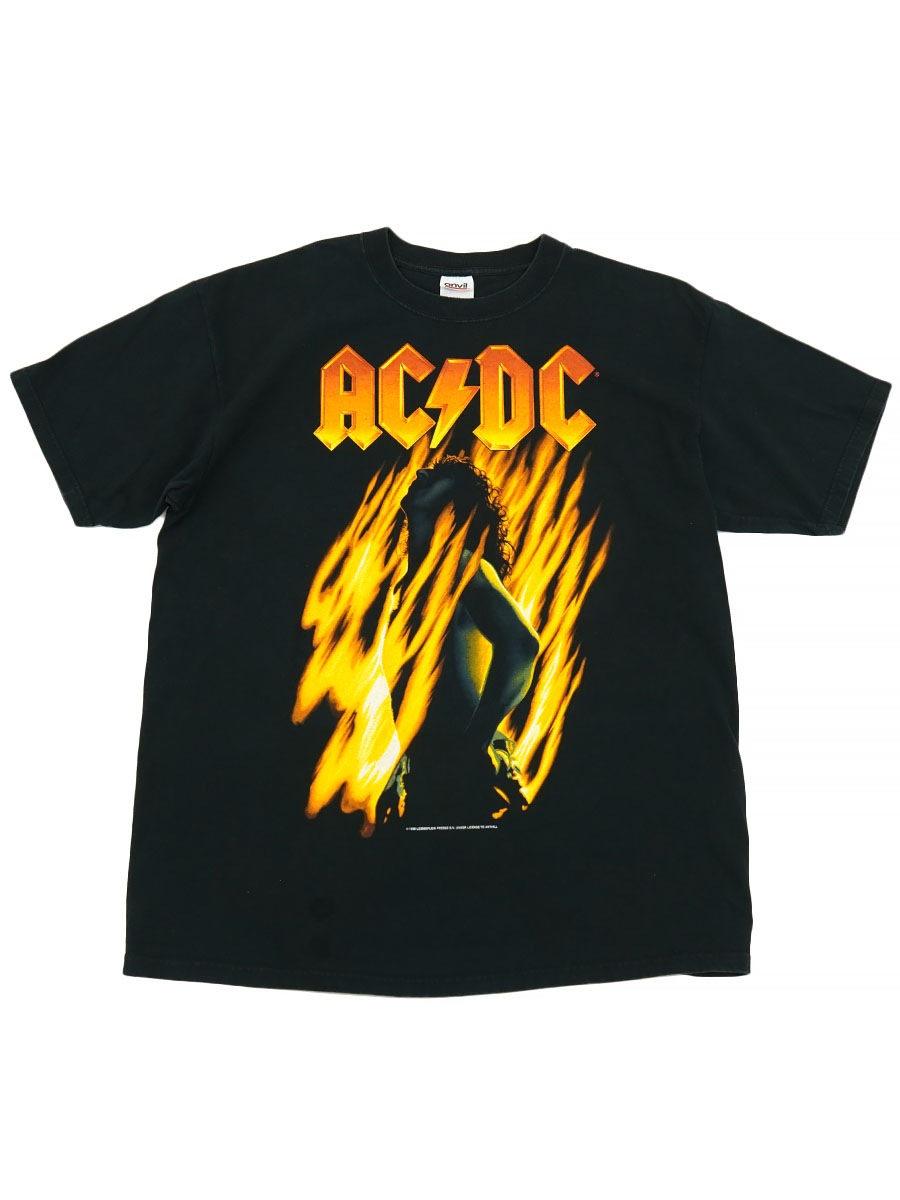 90's anvil ''ACDC BONFIRE'' Tシャツ 表記(XL)