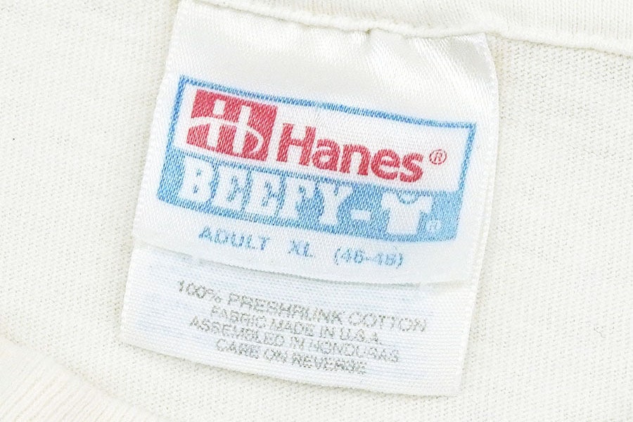 90's HANES フィンセント・ファン・ゴッホ ''THE BEDROOM'' Tシャツ 白 表記(XL)