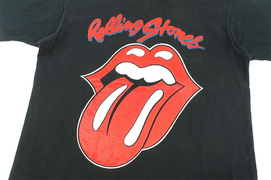 90's FRUIT OF THE LOOM ローリング・ストーンズ ''VOODOO LOUNGE WORLD TOUR 94'' 両面プリント Tシャツ ブラック 表記(XL)