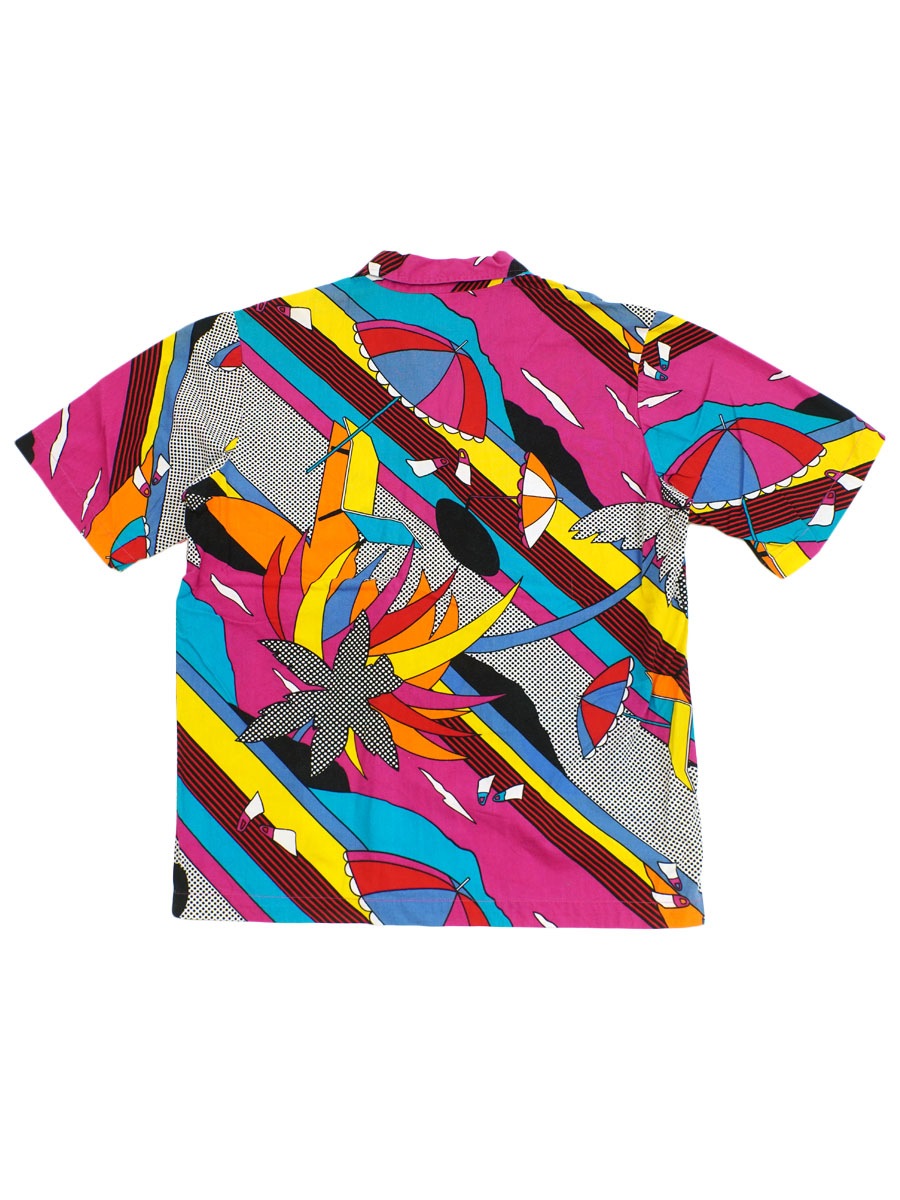 80'S MOREY BOOGIE BODYWEAR S/S SHIRT (SIZE.LARGE)
