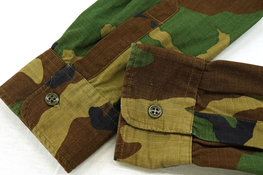 90'S L.L.BEAN CAMOUFLAGE SHOOTING SHIRT (SIZE.LARGE) MADE IN USA