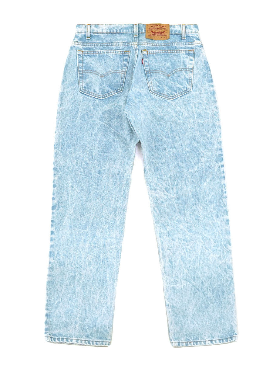 80's Levi's 506 ストーンウォッシュ アイスブルー デニムパンツ 表記
