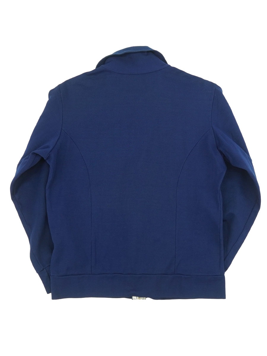 70'S ADIDAS TRACK JERSEY NAVY/WHITE (SIZE.SMALL)