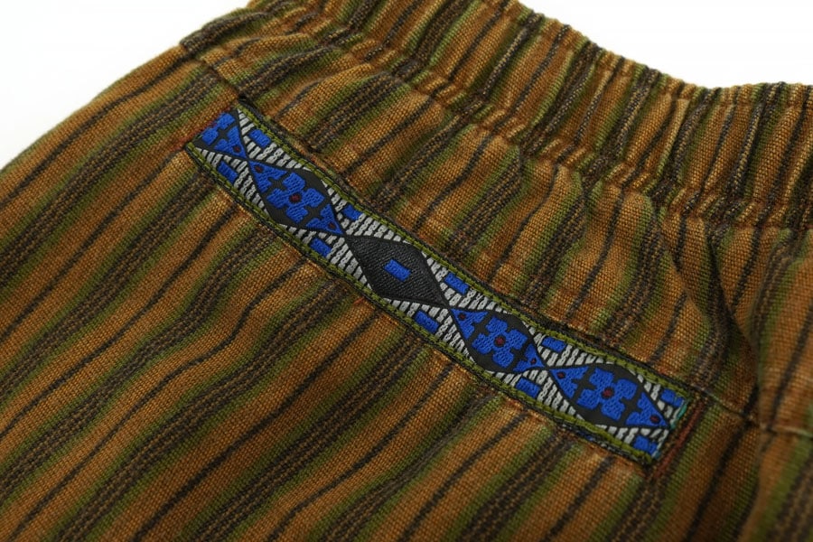 80'S OP RANDOM STRIPE EASY SHORTS (SIZE. MEDIUM) MADE IN USA