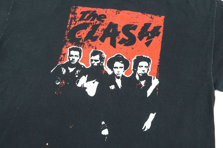 00's ''THE CLASH'' Tシャツ ブラック 実寸(XL位)