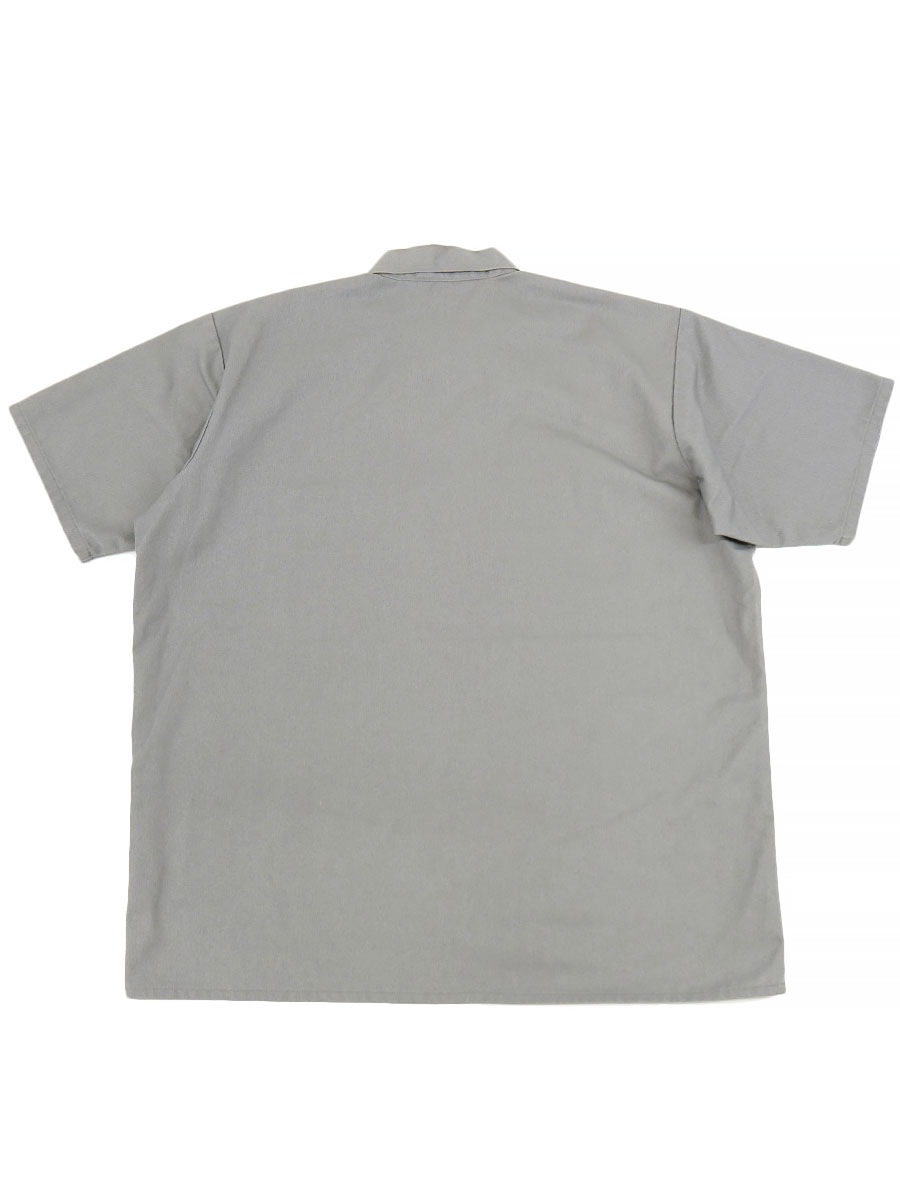USA製 BEN DAVIS ハーフジップ半袖シャツ 表記(XL) グレー