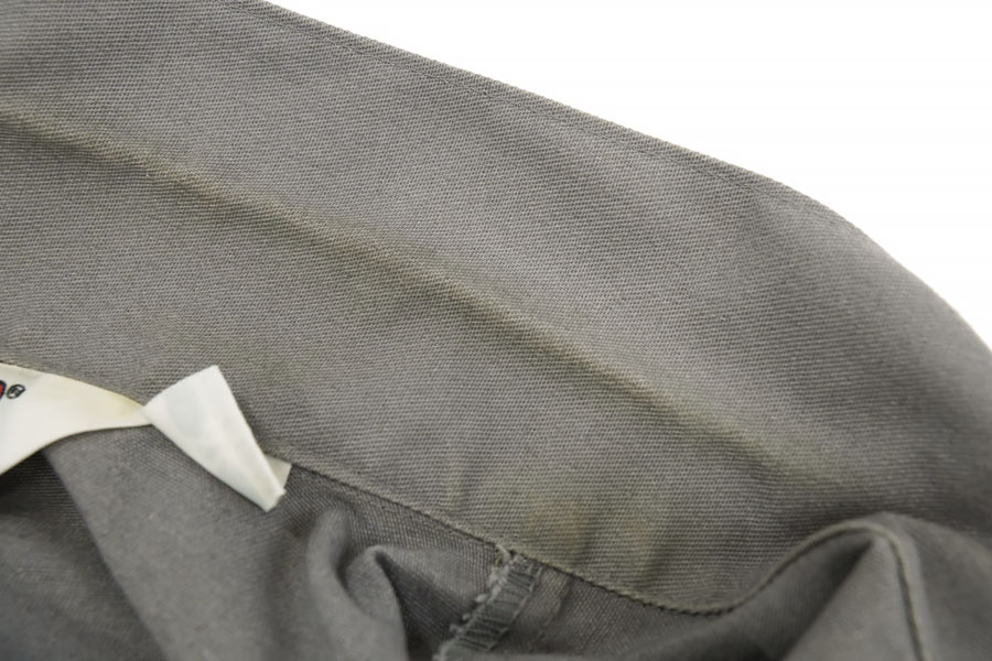 USA製 BEN DAVIS ハーフジップ半袖シャツ 表記(XL) グレー