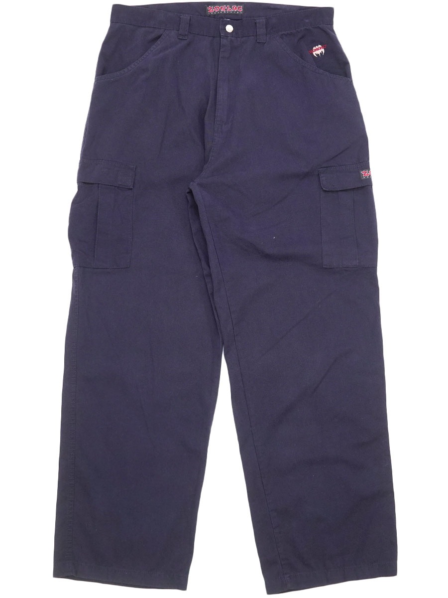 90'S～ ZORLAC SKATEBOARDS CARGO PANTS NAVY (SIZE.38)