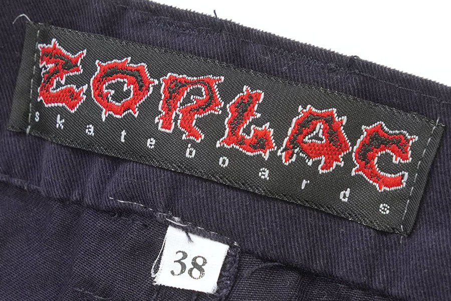 90'S～ ZORLAC SKATEBOARDS CARGO PANTS NAVY (SIZE.38)