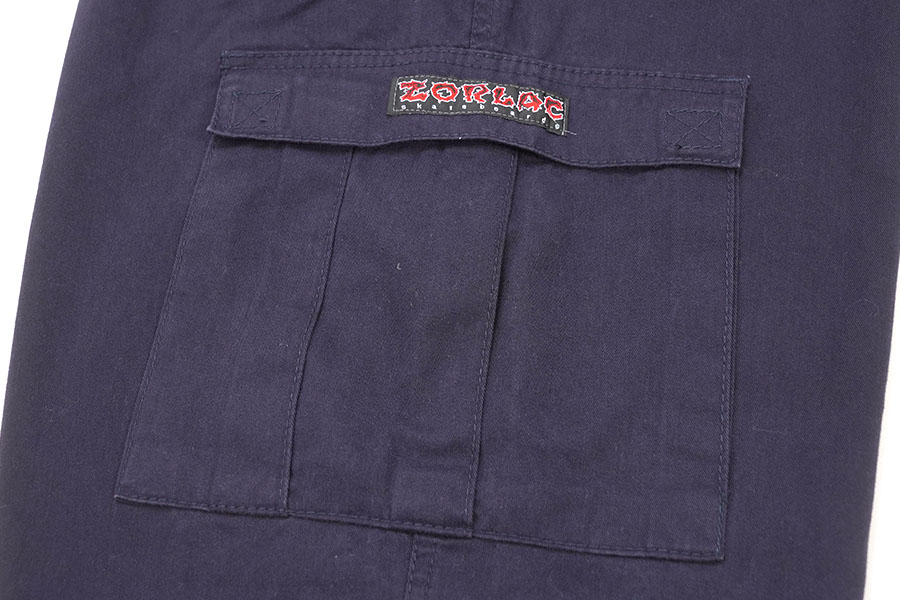 90'S～ ZORLAC SKATEBOARDS CARGO PANTS NAVY (SIZE.38)