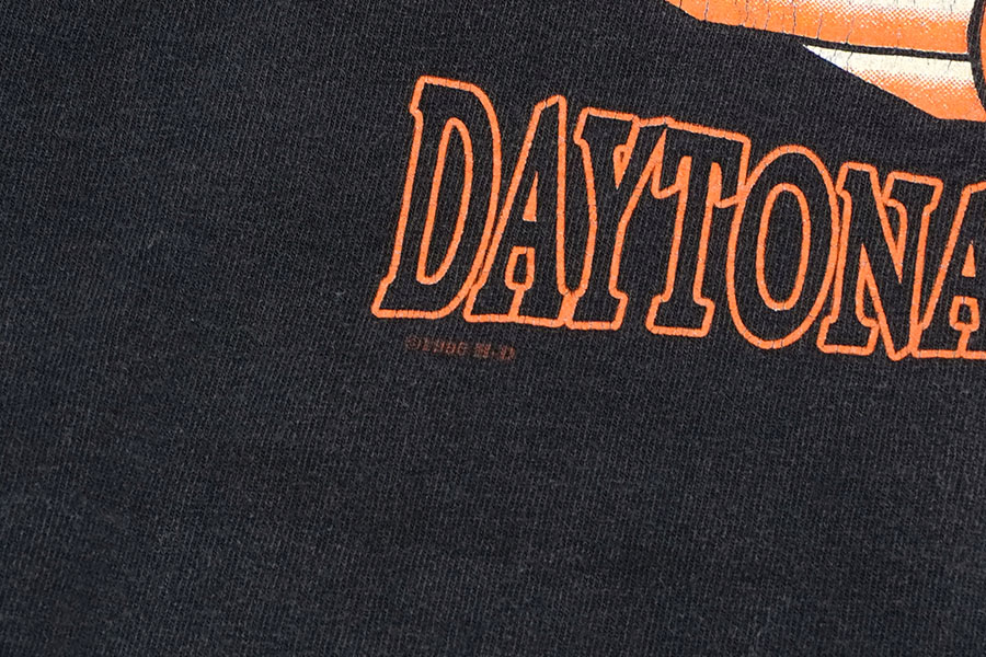 90's HARLEY-DAVIDSON 両面プリントTシャツ ブラック 表記(L) USA製