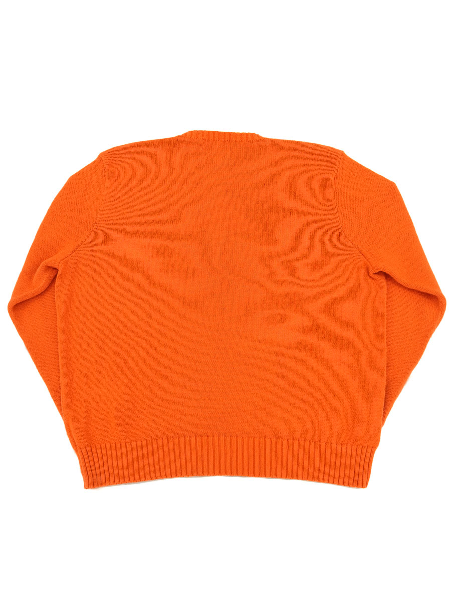 ラルフローレン ポニーマーク ワンポイント コットンニット 表記(XXL) エルメスオレンジ