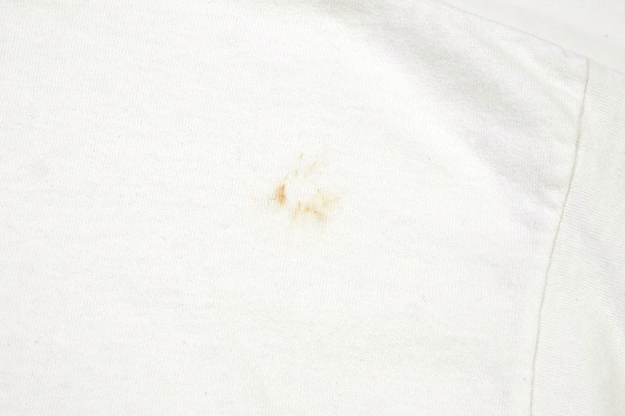 90'S～ TULTEX ''SHORTY'S'' T SHIRT WHITE (SIZE.X LARGE)