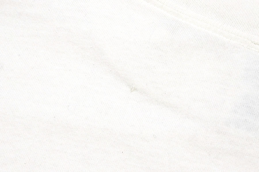 90'S～ TULTEX ''SHORTY'S'' T SHIRT WHITE (SIZE.X LARGE)