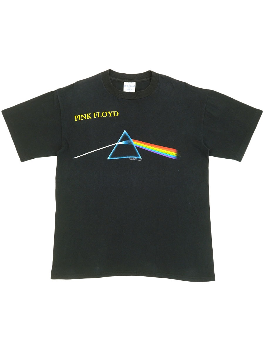 80'S BROCKUM PINK FLOYD ''THE DARK SIDE OF THE MOON'' T SHIRT BLACK (SIZE.LARGE) MADE IN USA
