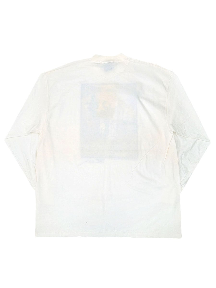 90's ONEITA SALVADOR DALI ''THE HALLUCINOGENIC TOREADOR'' アート L/S Tシャツ 白 表記(XXL) NOS