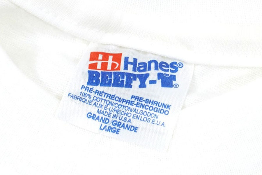 90's HANES SALVADOR DALI ''OLD AGE, ADOLESCENCE, INFANCYOR'' アートTシャツ 白 表記(L) NOS