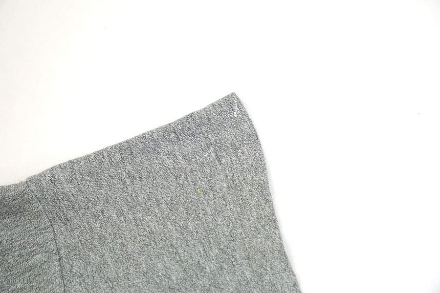 70's バータグ チャンピオンTシャツ 無地霜降りグレー 表記(L)