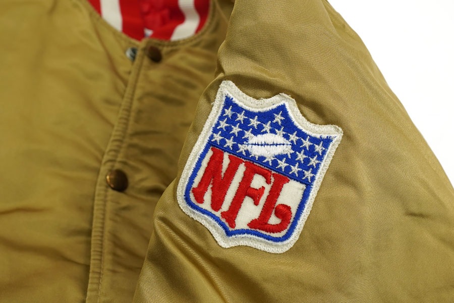 USA製 Starter ''49ers'' サテンスタジャン 表記(XL)