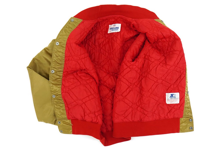 USA製 Starter ''49ers'' サテンスタジャン 表記(XL)