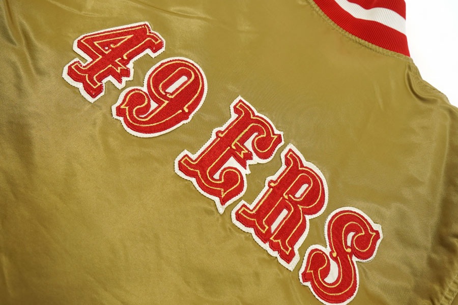 USA製 Starter ''49ers'' サテンスタジャン 表記(XL)