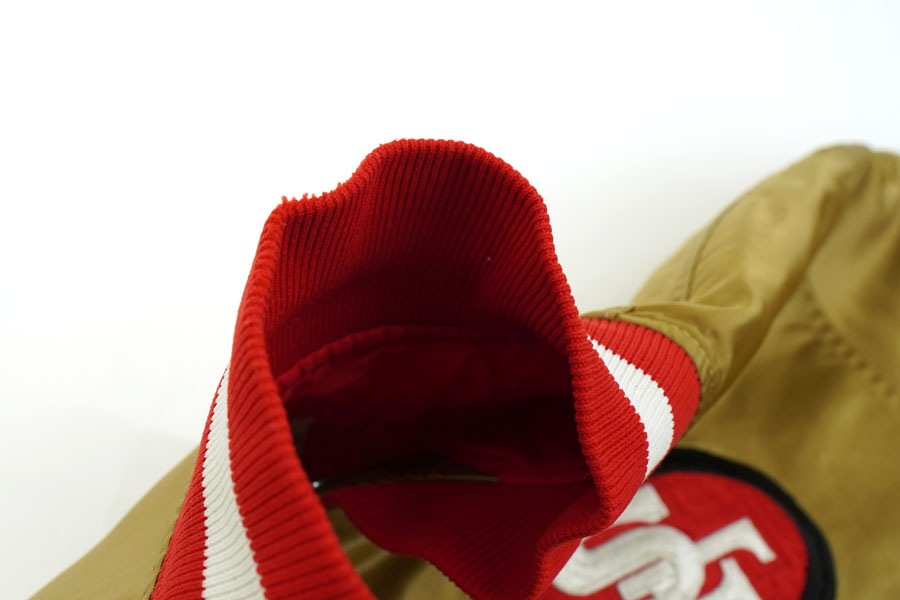 USA製 Starter ''49ers'' サテンスタジャン 表記(XL)