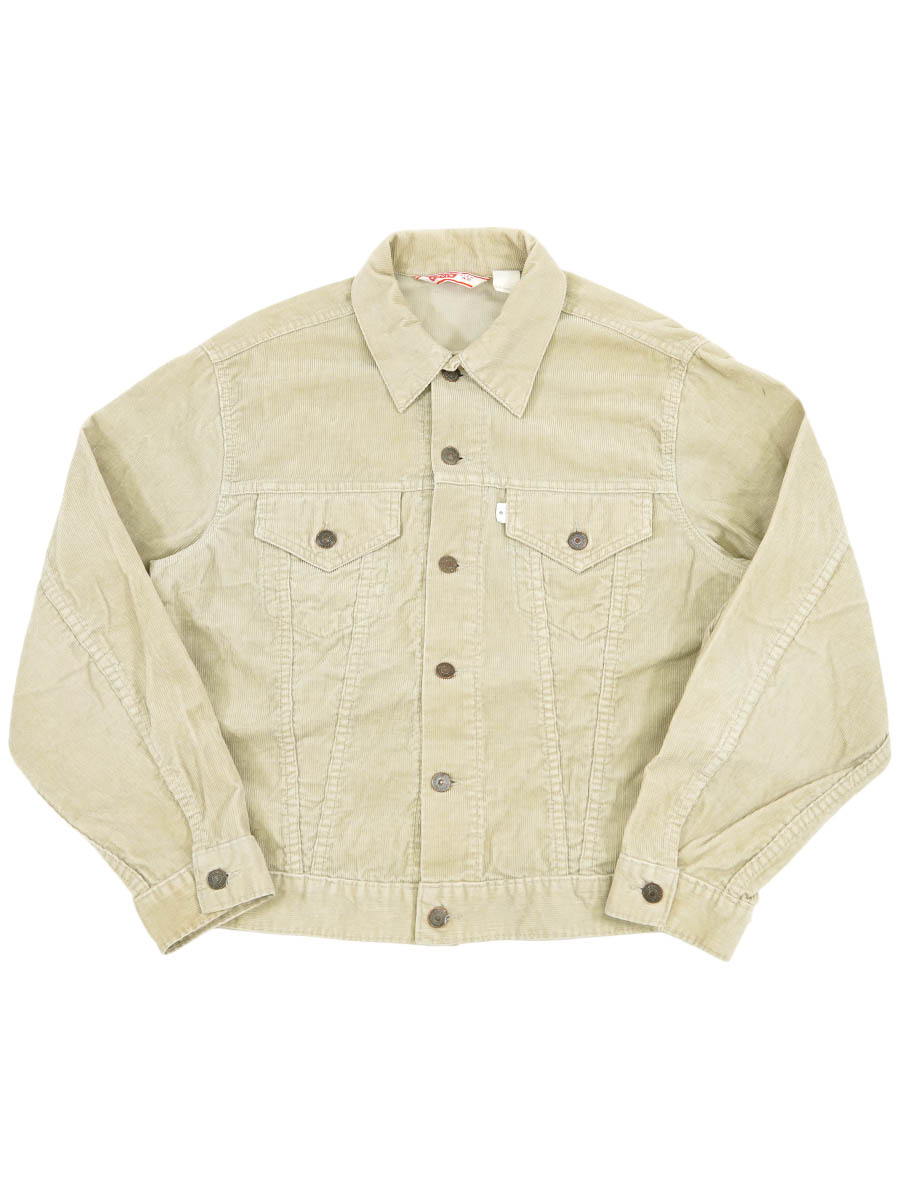 70'S LEVI'S 70505 COURDUROY JACKET BEIGE (SIZE.42)