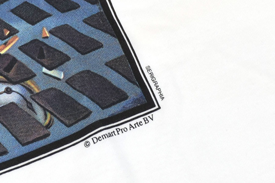 90's JERZEES SALVADOR DALI ''THE PERSISTENCE OF MEMORY'' アートTシャツ 白 NOS